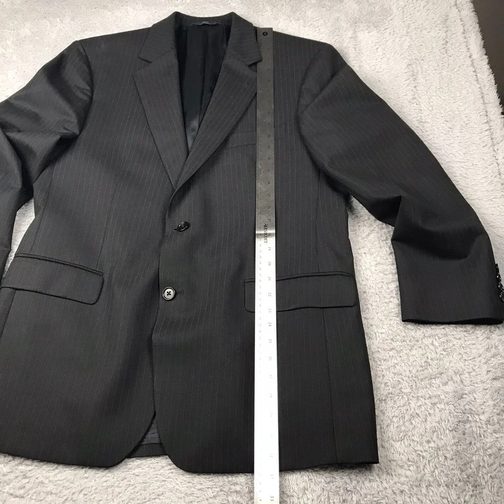 346 Brooks Brothers Sport Coat Mens 42 Striped Wool Stretch Blazer Jacket